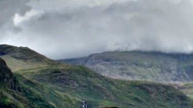 Somewhere beneath that cloud is Snowdon