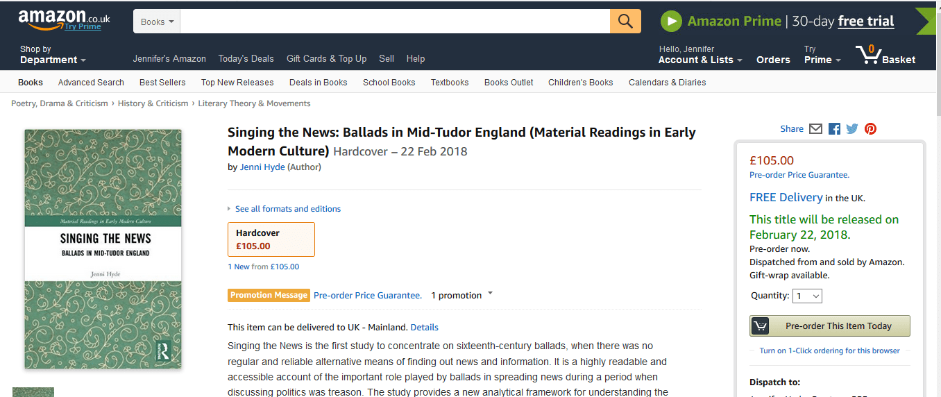 Amazon page capture