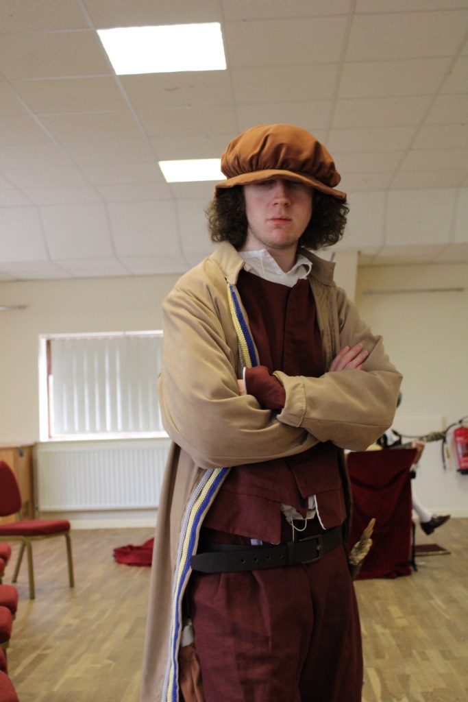 A man in early modern costume