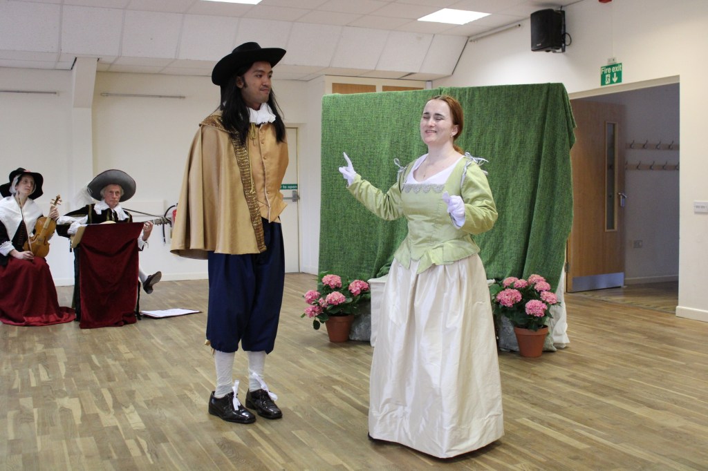 A man and a woman in early modern costume
