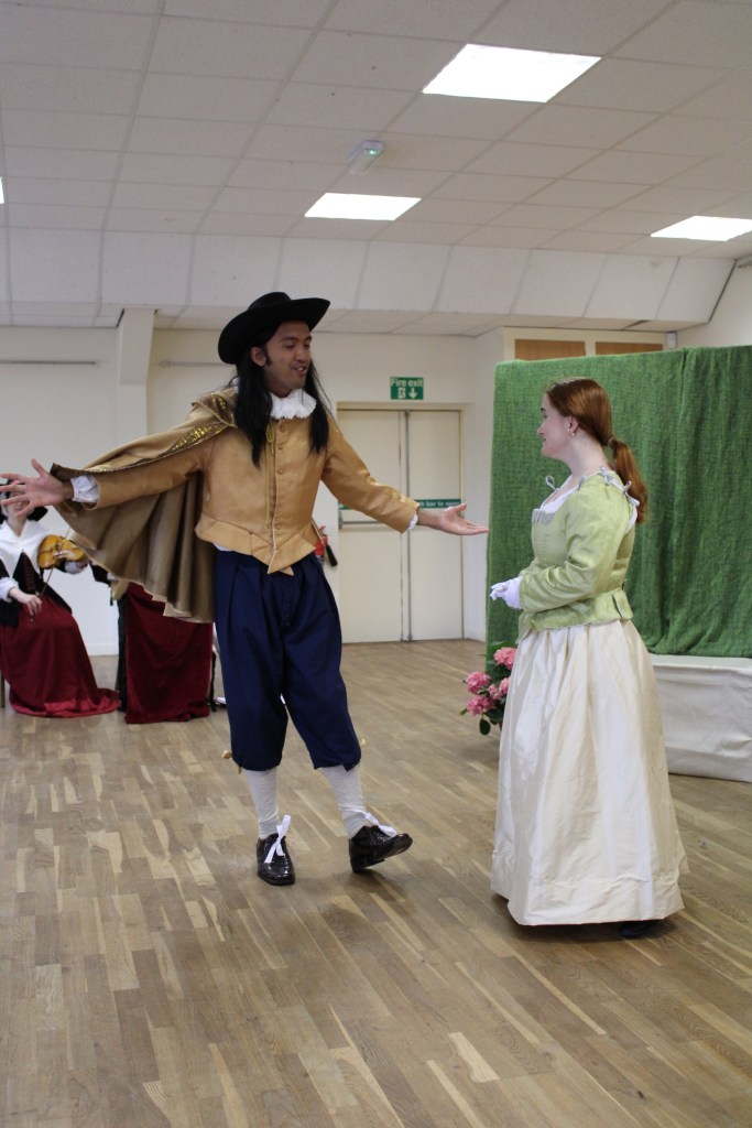 A man and a woman in early modern costume